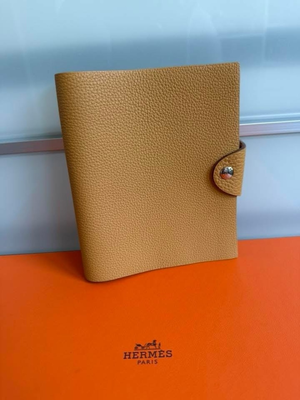 Hermès Tan Leather Agenda Cover